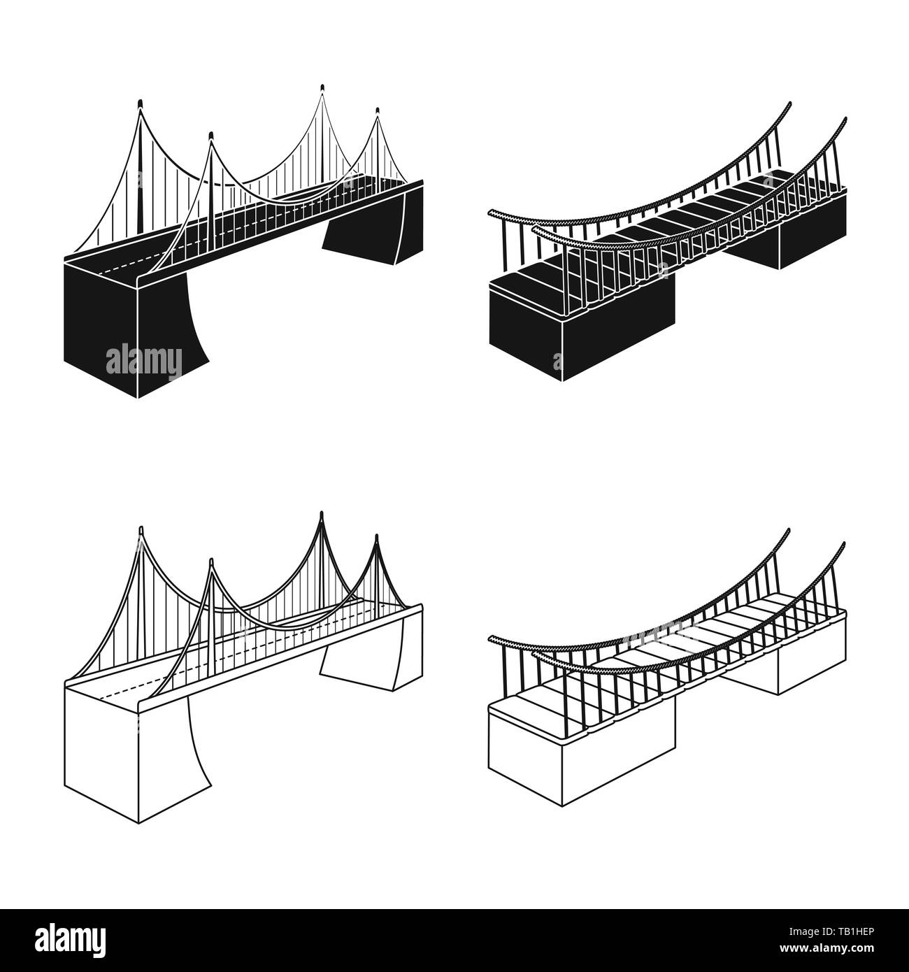 Oggetto isolato di collegamento e design logo. Set di collegamento e lato icona vettore per il magazzino. Illustrazione Vettoriale