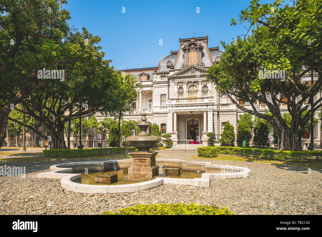 Taipei guest house con un bellissimo giardino in Taiwan Foto Stock