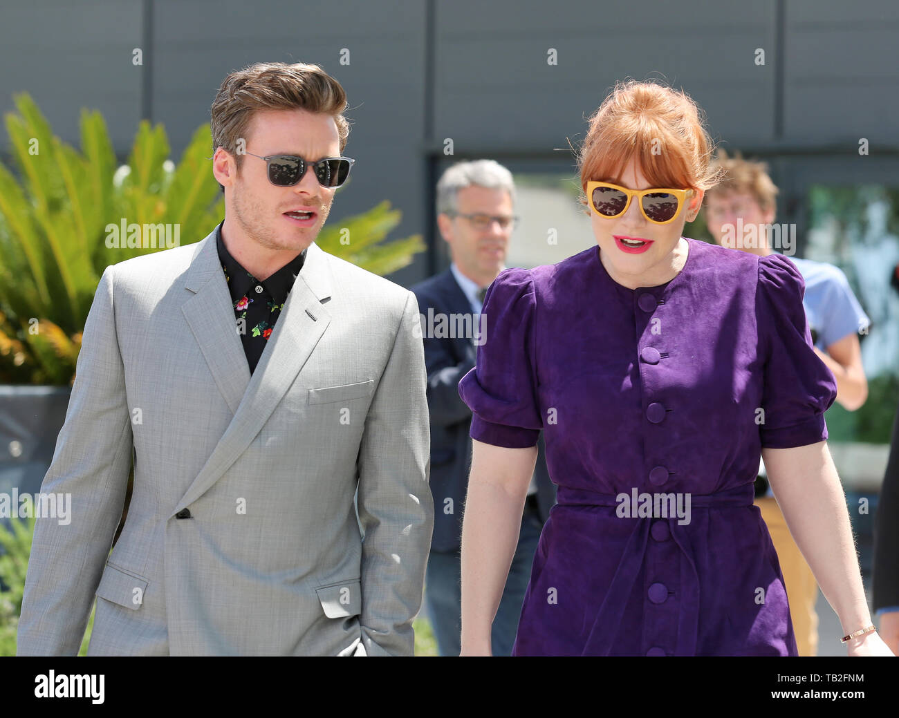 CANNES, Francia - 16 Maggio: Richard Madden e Bryce Dallas Howard frequentare il 'Rocketman' photocall durante la 72a Cannes Film Festival (credito: Mickael Foto Stock