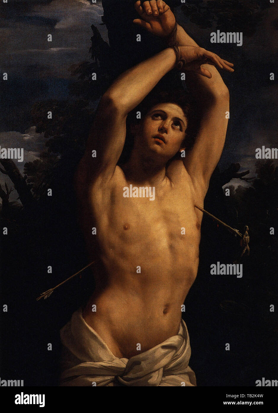 Guido Reni - il Martirio di San Sebastiano 1616 Foto Stock