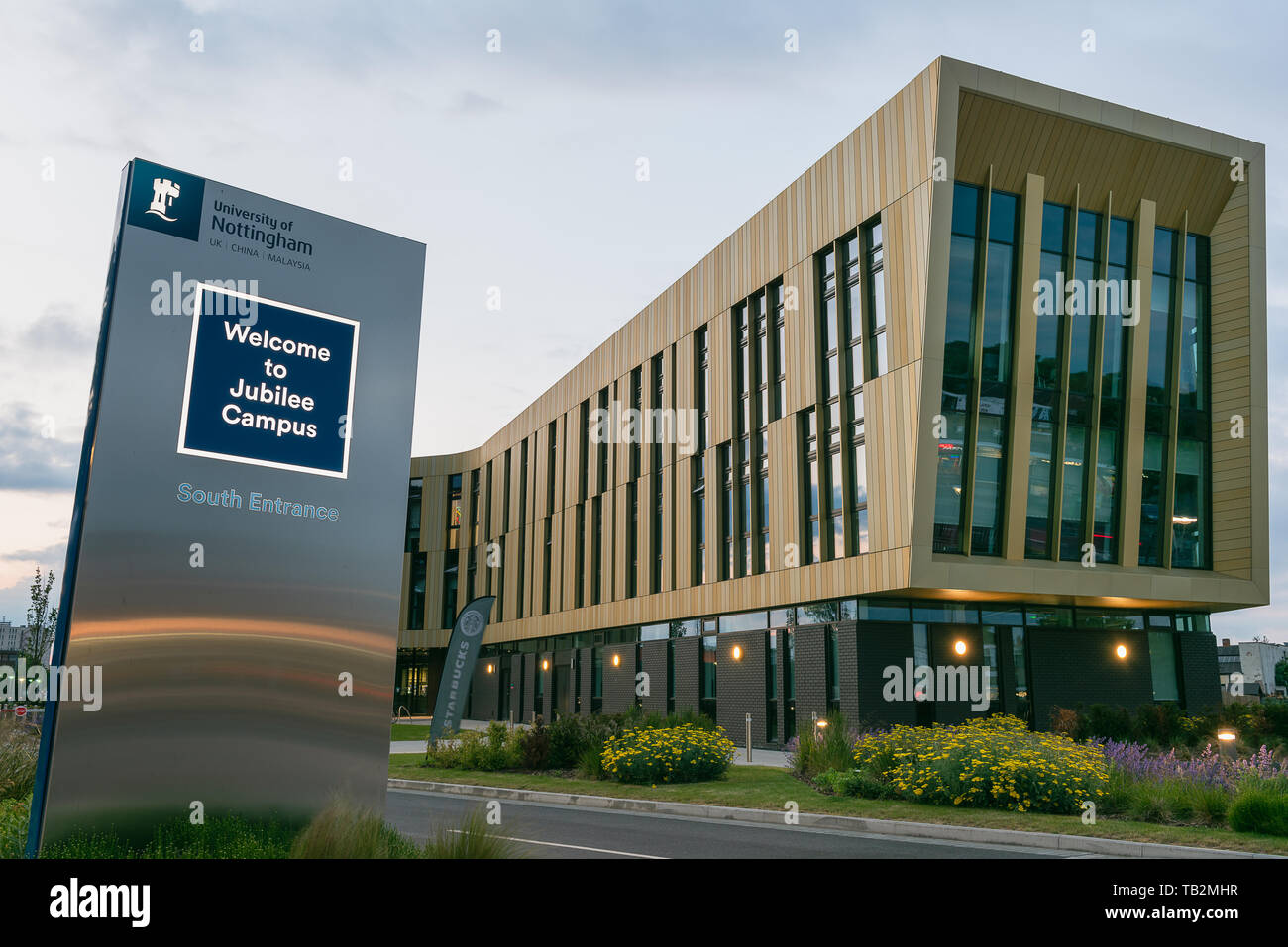 Università di Nottingham Giubileo Campus. Fabbricazione avanzata costruzione giubileo campus. Foto Stock