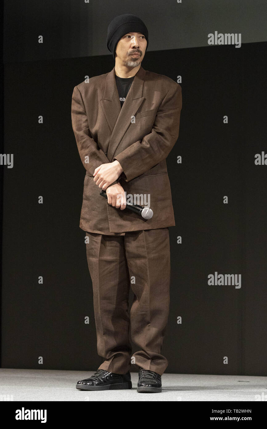 29 maggio 2019 - Tokyo, Giappone - attore Giapponese Yurei Yanagi partecipa alla cerimonia di apertura per i pantaloncini corti Film Festival & Asia 2019 (SSFF & Asia) a Hikarie Hall di Shibuya. Il SSFF & Asia 2019 è uno di Asia la più grande international short film festival che si svolgono a Tokyo dal 29 maggio al 16 giugno. (Credito Immagine: © Rodrigo Reyes Marin/ZUMA filo) Foto Stock