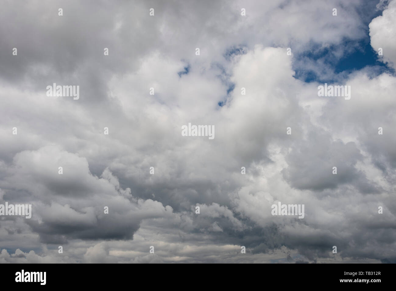 Nuvole drammatico, cloudscape. Foto Stock