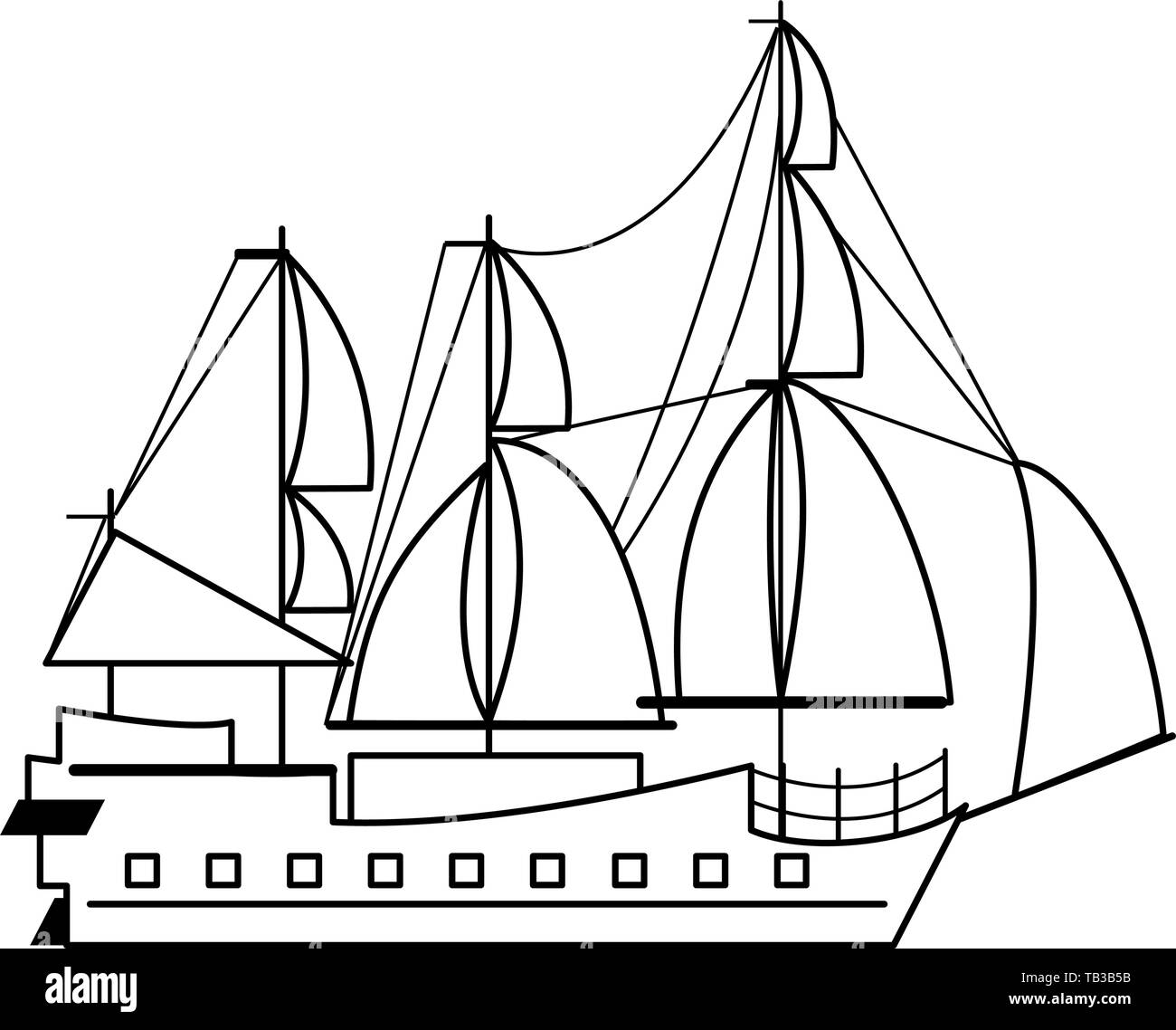 Pirate ship boat Foto e Immagini Stock in Bianco e Nero - Pagina 3 - Alamy