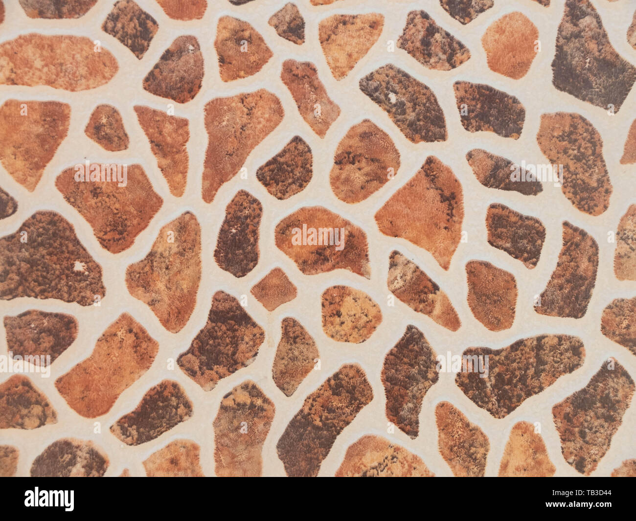 Le piastrelle del pavimento con disegno geometrico. Seamless pattern astratto concetto di sfondo. Foto Stock