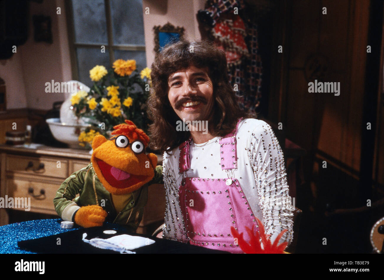 Il Muppet Show, Fernsehserie, USA/Großbritannien 1976 - 1981, Comedyshow mit Puppen und Gaststar Doug Henning Foto Stock