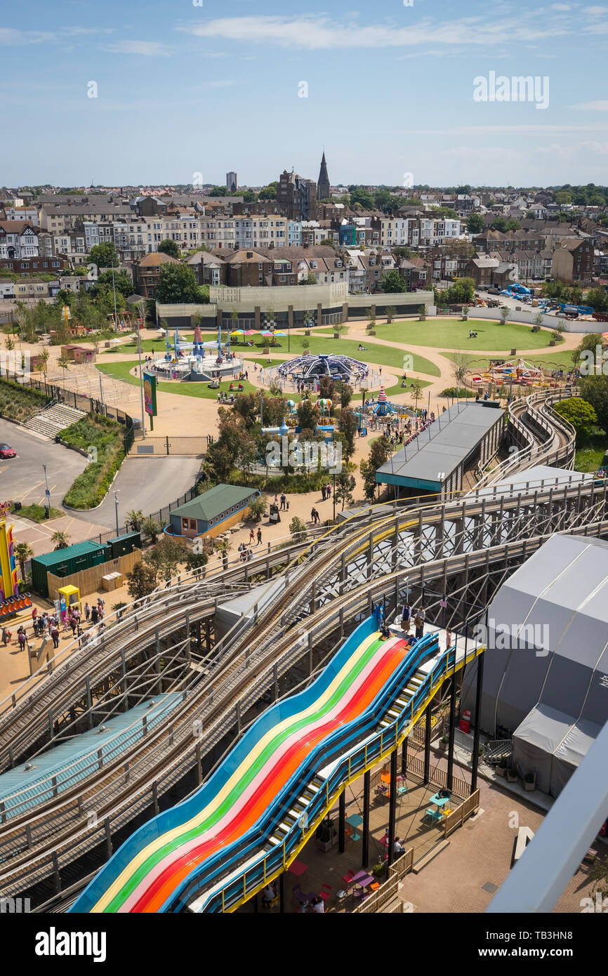 Dreamland Amusement Park, Margate, Kent, Inghilterra Foto Stock