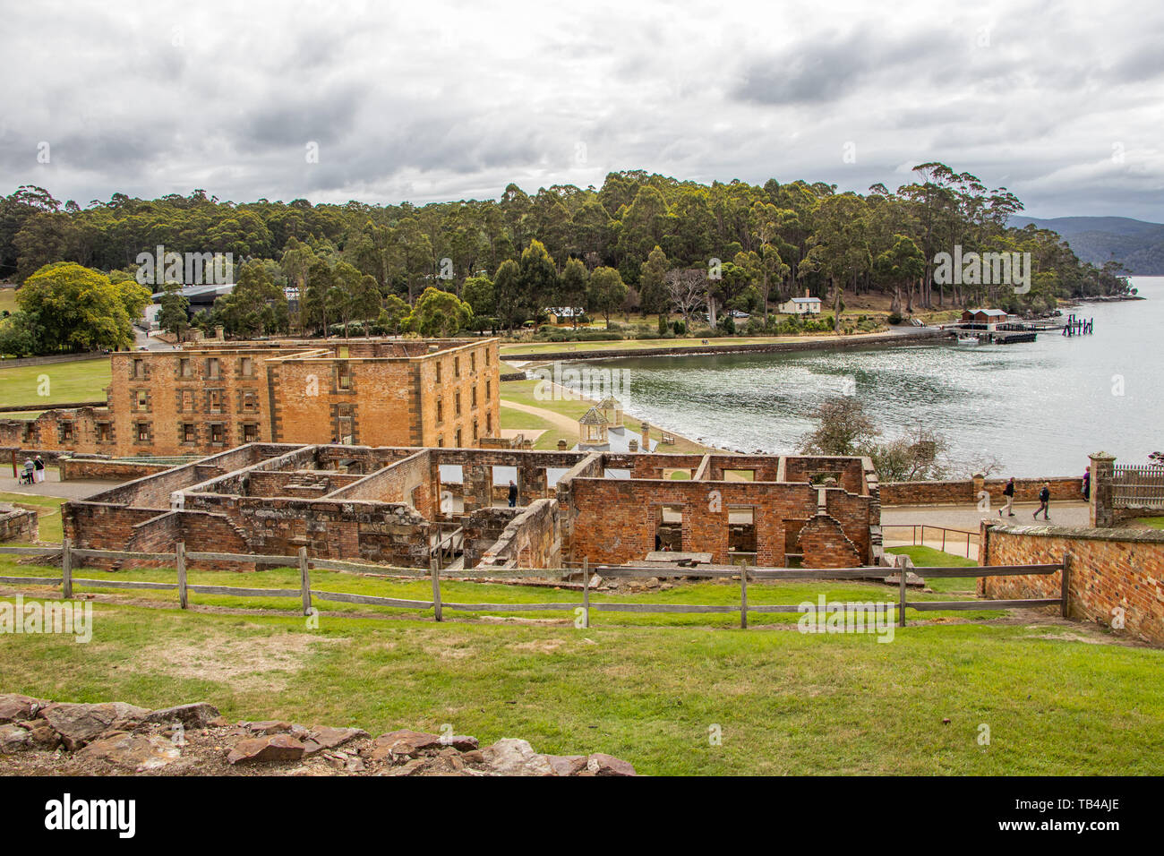 Port Arthur colonia penale Open Air Museum, la Tasmania Foto Stock