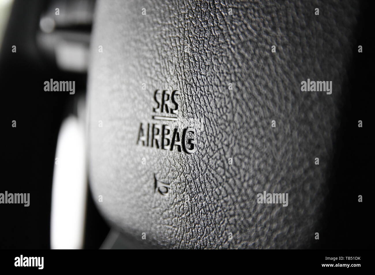 Airbag in auto Foto Stock