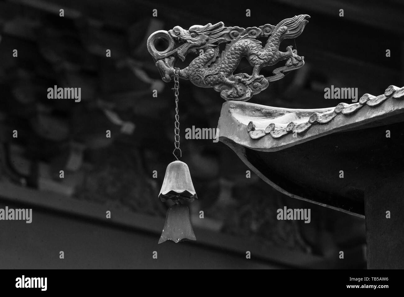 Una statua del drago Foto Stock