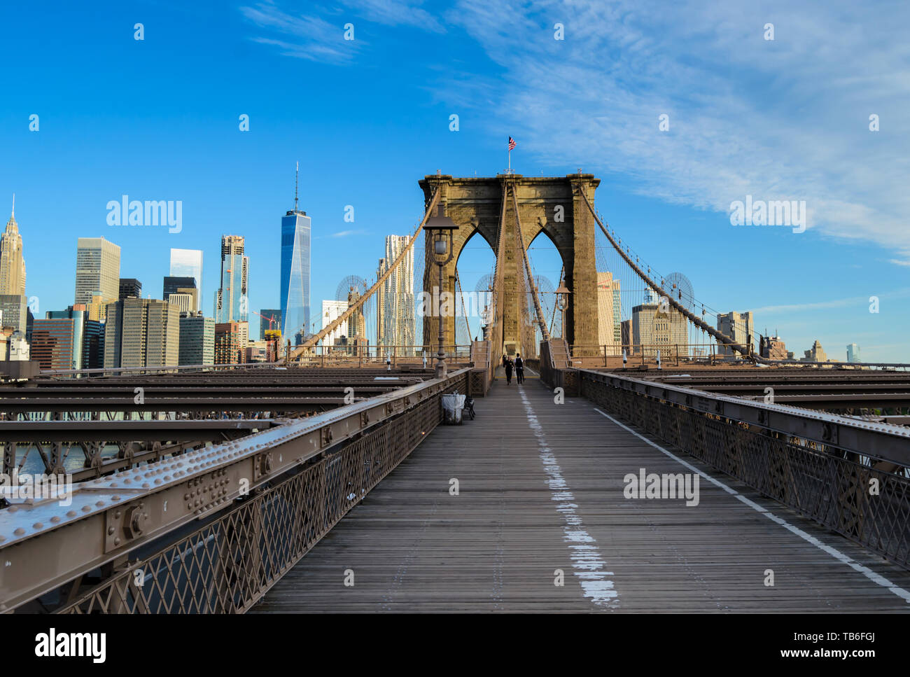 Una breve passeggiata nella città che non dorme mai, New York City, Stati Uniti d'America Foto Stock