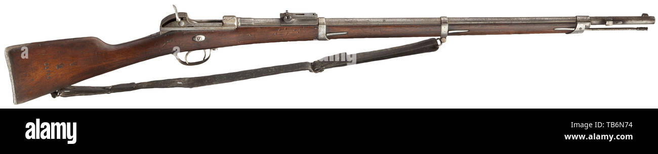 Armi di servizio, Baviera, fucile Werder M 1869, vecchio stile, calibro 11 mm, numero 83113, Additional-Rights-Clearance-Info-Not-Available Foto Stock