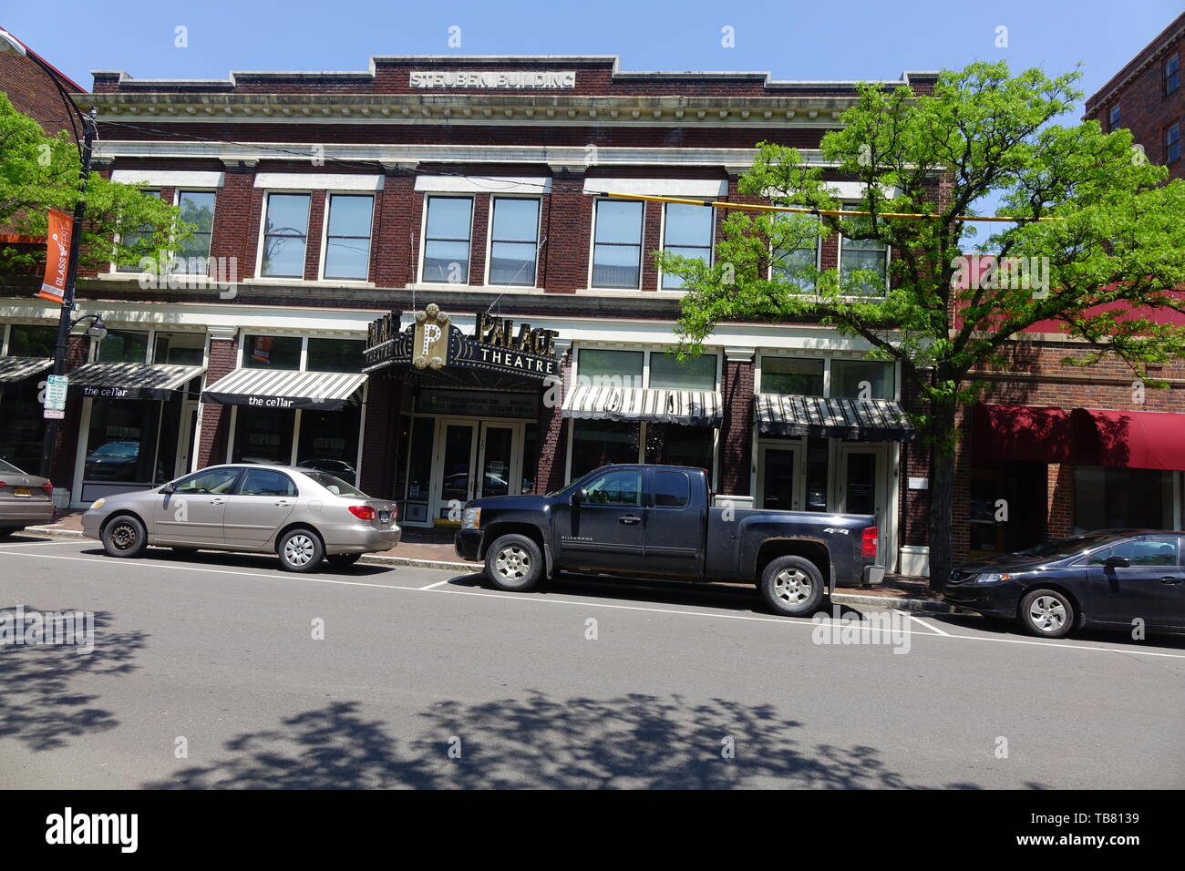 Palace Theatre, Mrket Street, Corning, New York Foto Stock