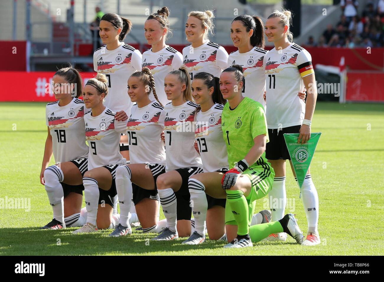 Firo: 30.05.2019, calcio, Landerspiel, gioco di prova le donne, Germania - Cile, Germania, DFB, GER, Teamfoto, Teamfoto, | Utilizzo di tutto il mondo Foto Stock