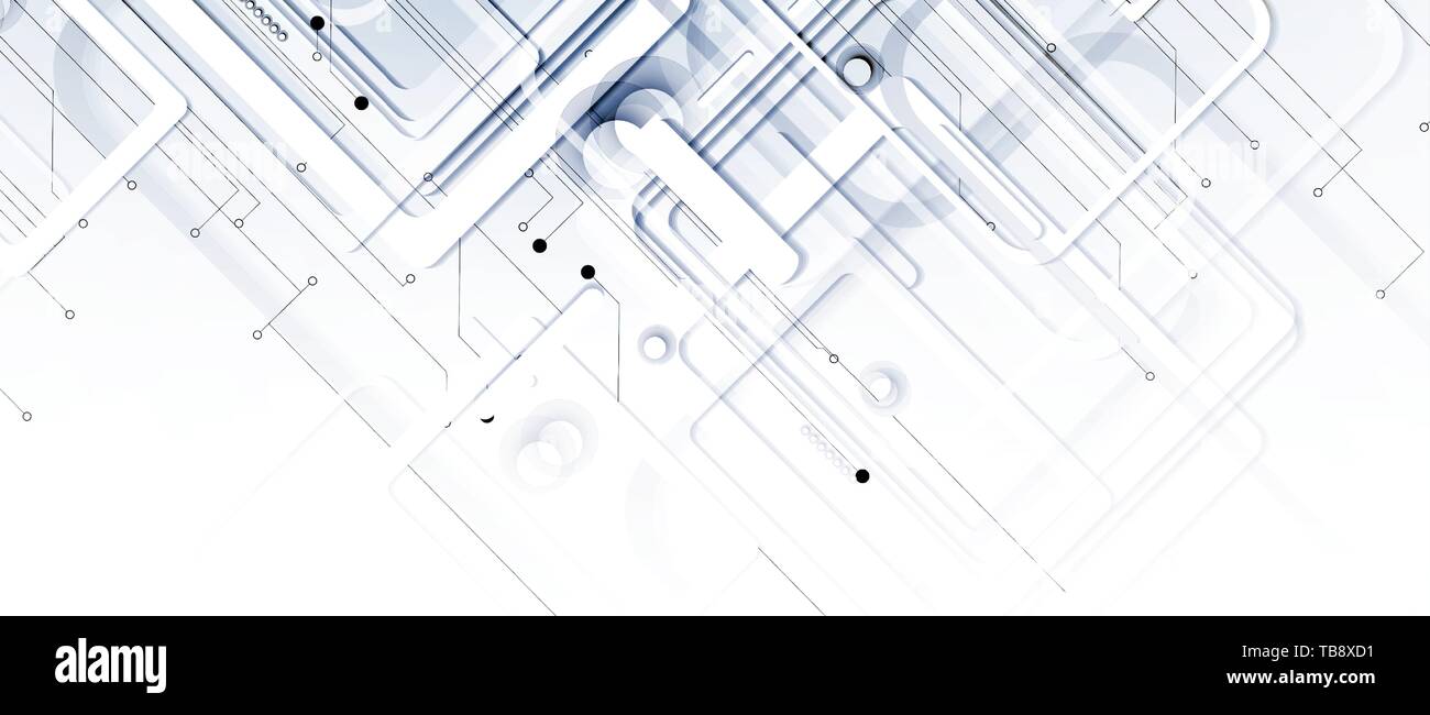 Struttura astratta circuito tecnologia computer background aziendale Illustrazione Vettoriale