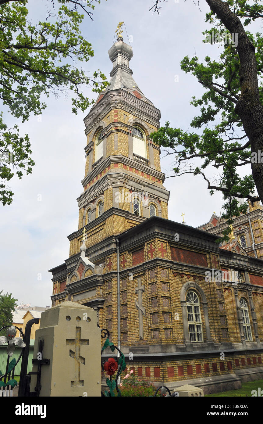 Chiesa Ortodossa, Pärnu, Estonia Foto Stock