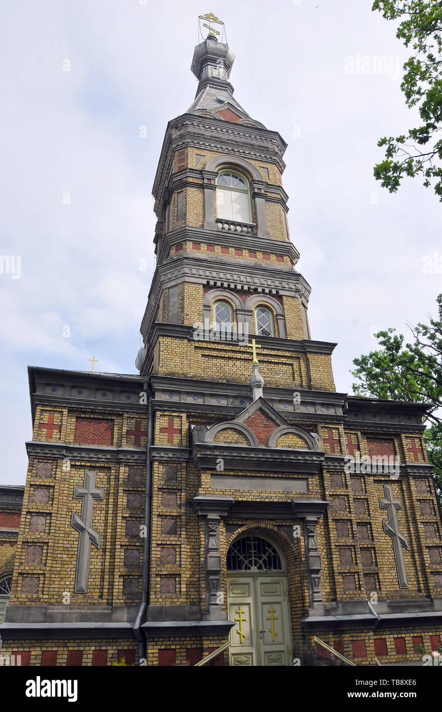 Chiesa Ortodossa, Pärnu, Estonia Foto Stock