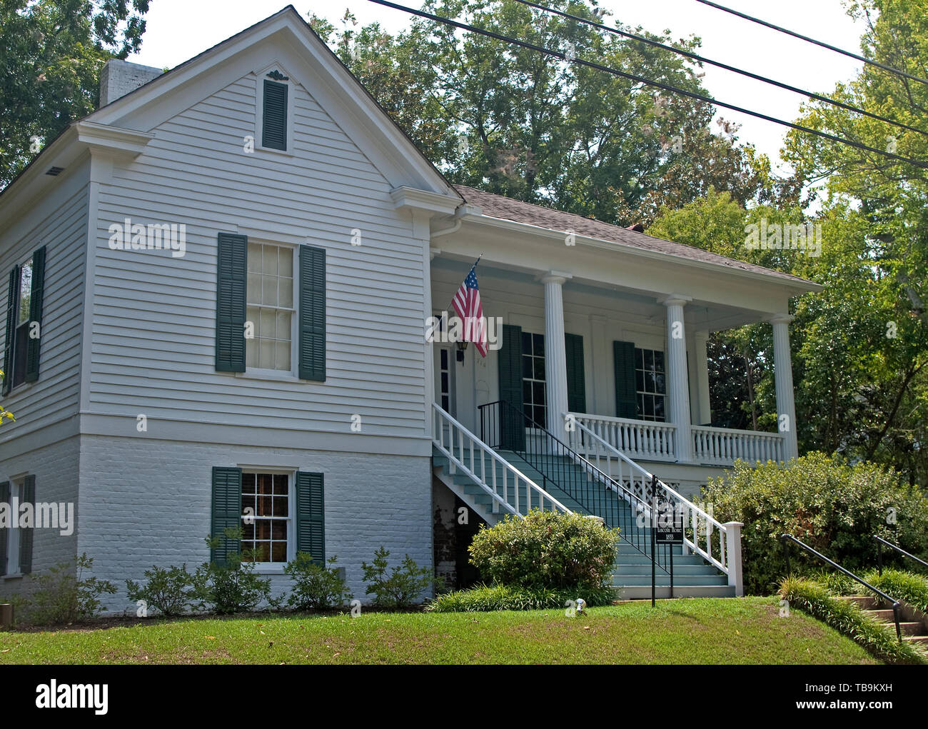 Il Lincoln Home è raffigurato in Columbus, Mississippi, Agosto 16, 2010. La casa, costruita nel 1833, ora serve come un bed and breakfast. Foto Stock