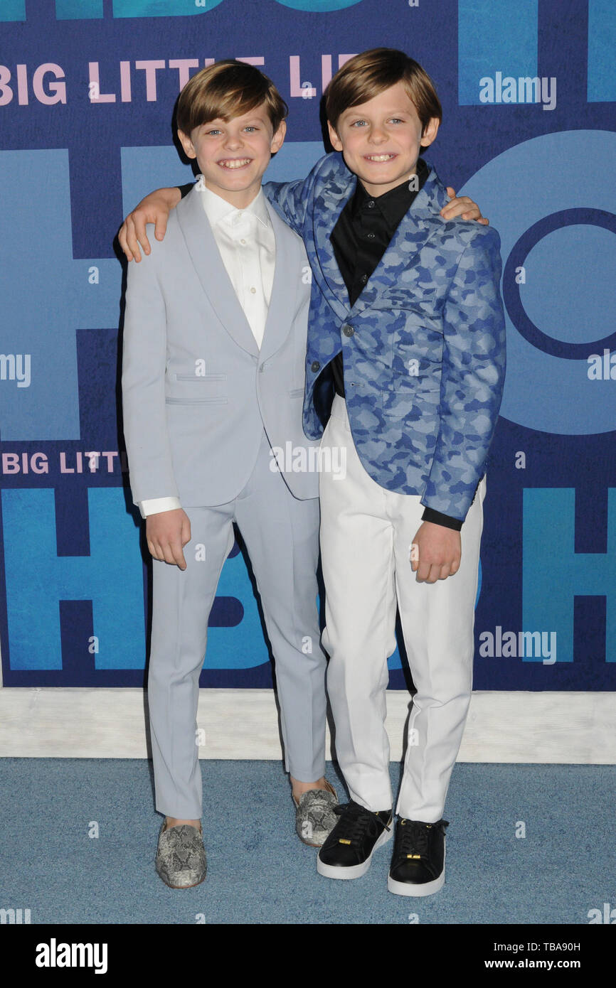 29 maggio 2019 - New York, New York, Stati Uniti - 29 maggio 2019 - New York, New York - Cameron Crovetti e Nicholas Crovetti alla BIG LITTLE LIES stagione 2 HBO Red Carpet Premiere al Jazz at Lincoln Center. Credito fotografico: LJ Fotos/AdMedia (immagine di credito: © Ylmj/AdMedia) Foto Stock