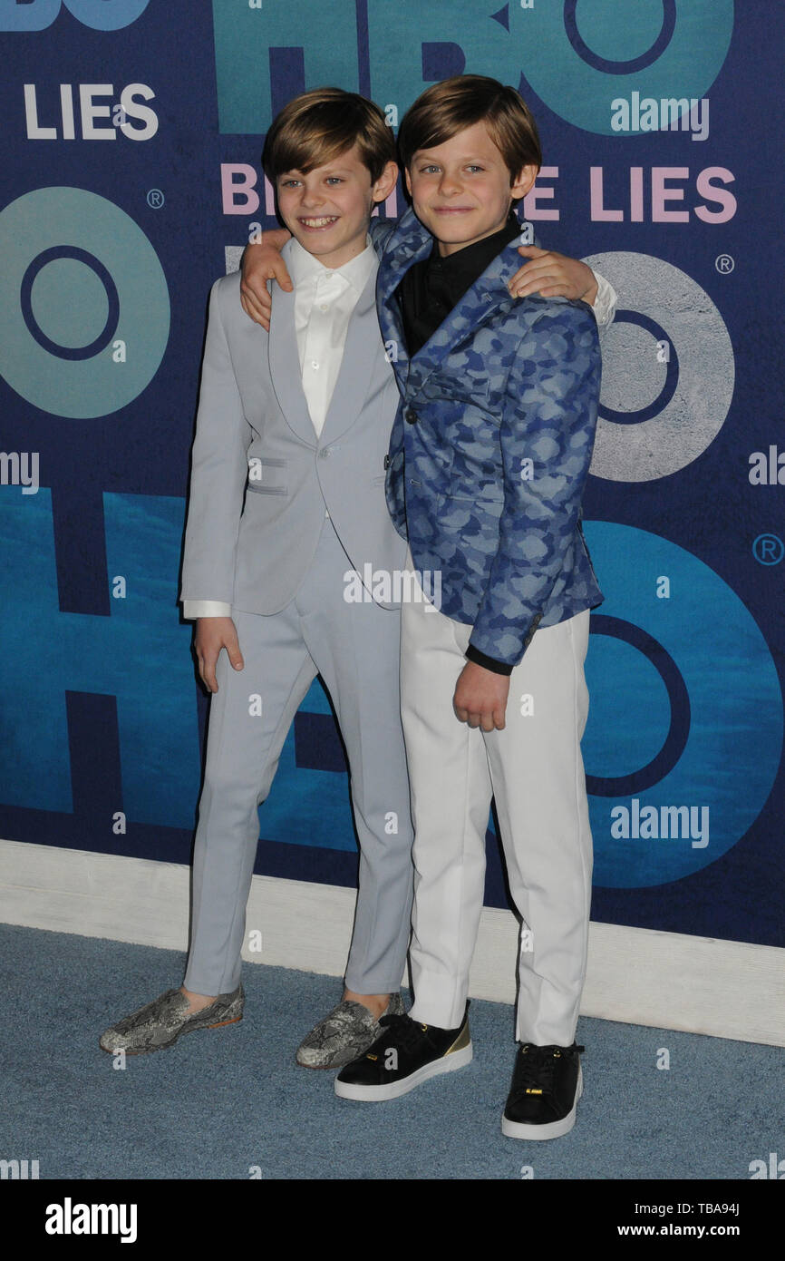29 maggio 2019 - New York, New York, Stati Uniti - 29 maggio 2019 - New York, New York - Cameron Crovetti e Nicholas Crovetti alla BIG LITTLE LIES stagione 2 HBO Red Carpet Premiere al Jazz at Lincoln Center. Credito fotografico: LJ Fotos/AdMedia (immagine di credito: © Ylmj/AdMedia) Foto Stock