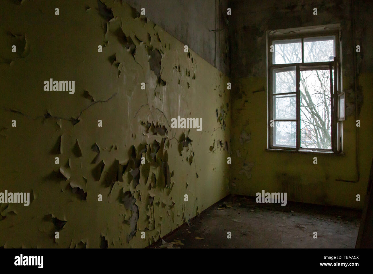 San Pietroburgo, Russia - 23 Aprile 2014: trascurato neuropsichiatrici Boarding School. Foto Stock