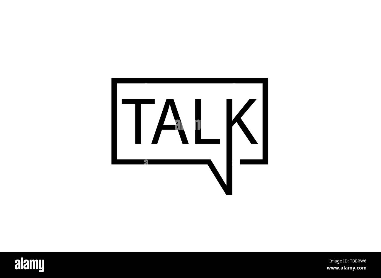 Lettera di Creative Fumetto Logo Design simbolo illustrazione vettoriale Illustrazione Vettoriale