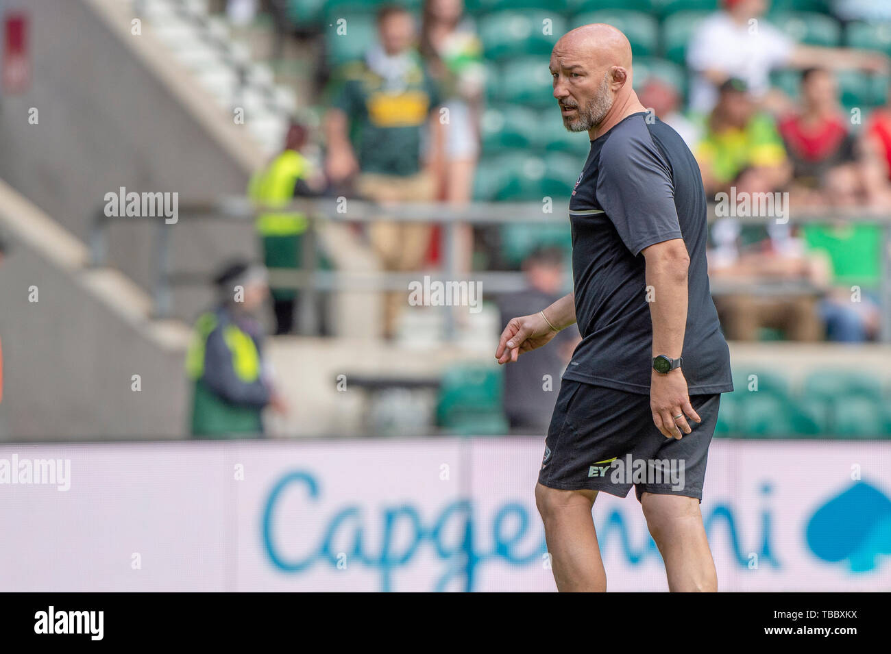 Twickenham, Inghilterra, 25 maggio 2019 HSBC London Sevens, RFU Rugby Stadium, Surrey, Regno Unito, © Peter SPURRIER Intersport immagini, Foto Stock