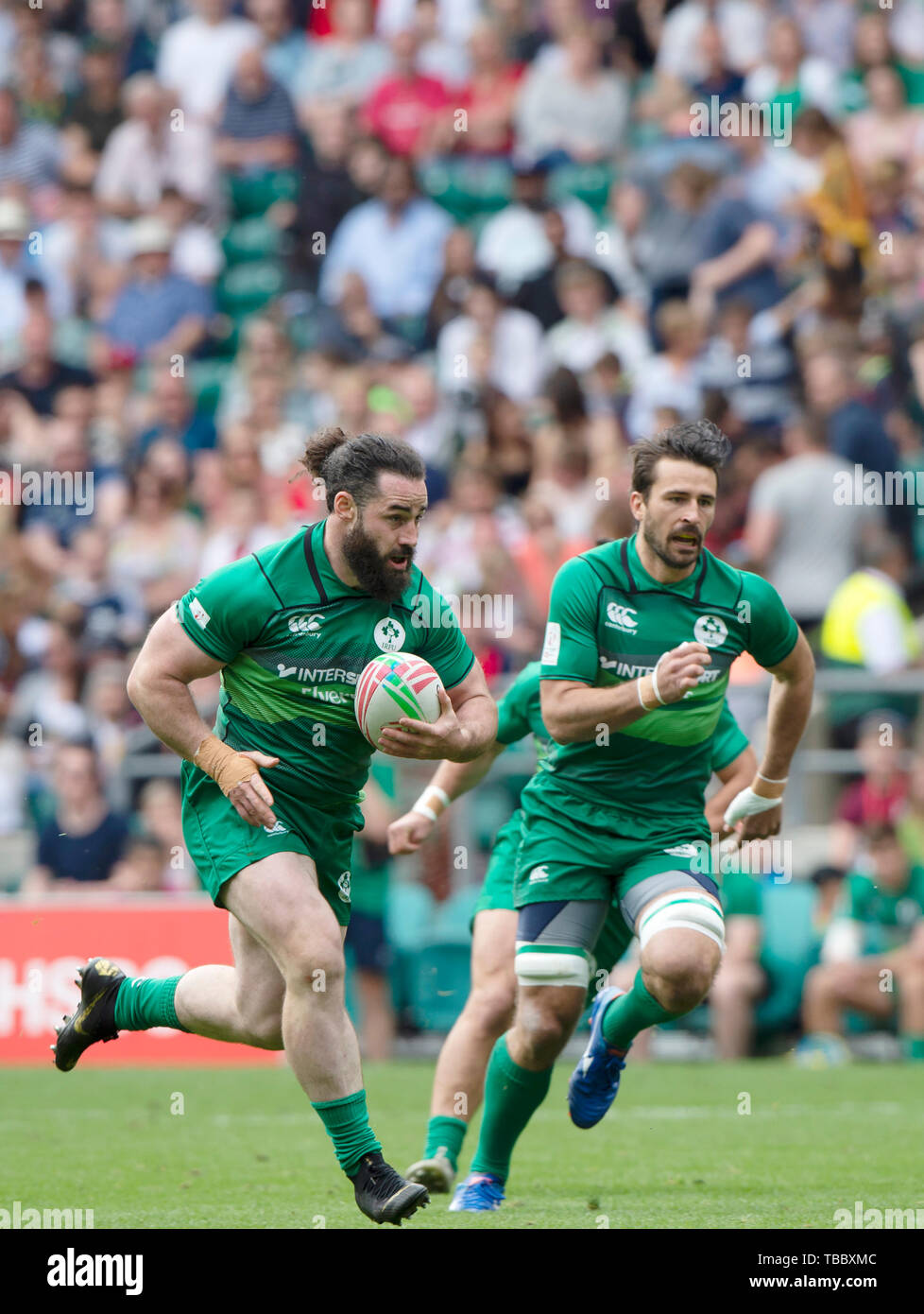 Twickenham, Inghilterra, 25 maggio 2019 HSBC London Sevens, RFU Rugby Stadium, Surrey, Regno Unito, © Peter SPURRIER Intersport immagini, Foto Stock