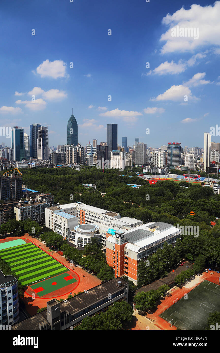 Paesaggio di architettura urbana di Hankou, Wuhan Foto Stock