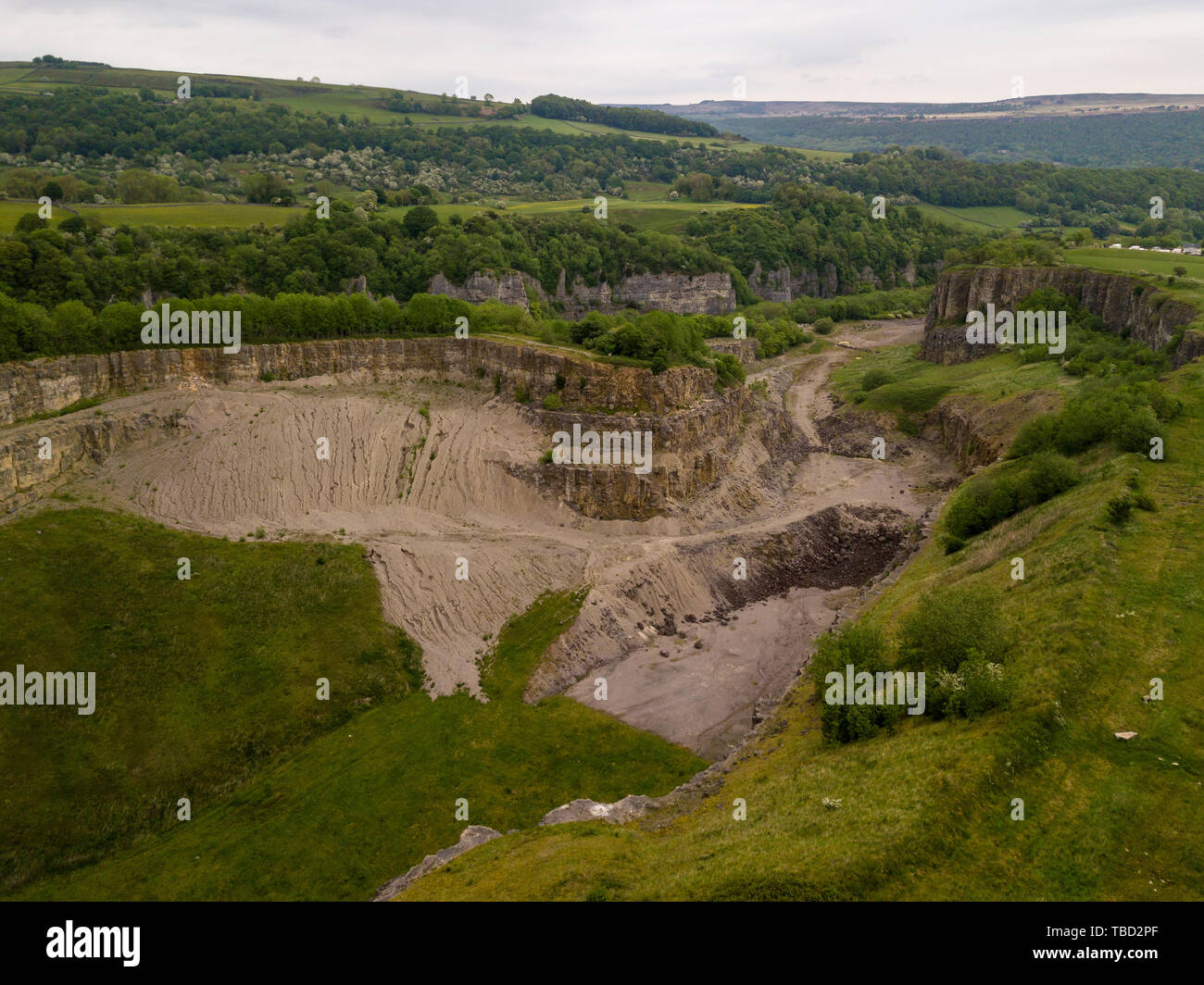 Calcare Rocva Former limestone quarry immagini e fotografie stock ad alta risoluzione ...