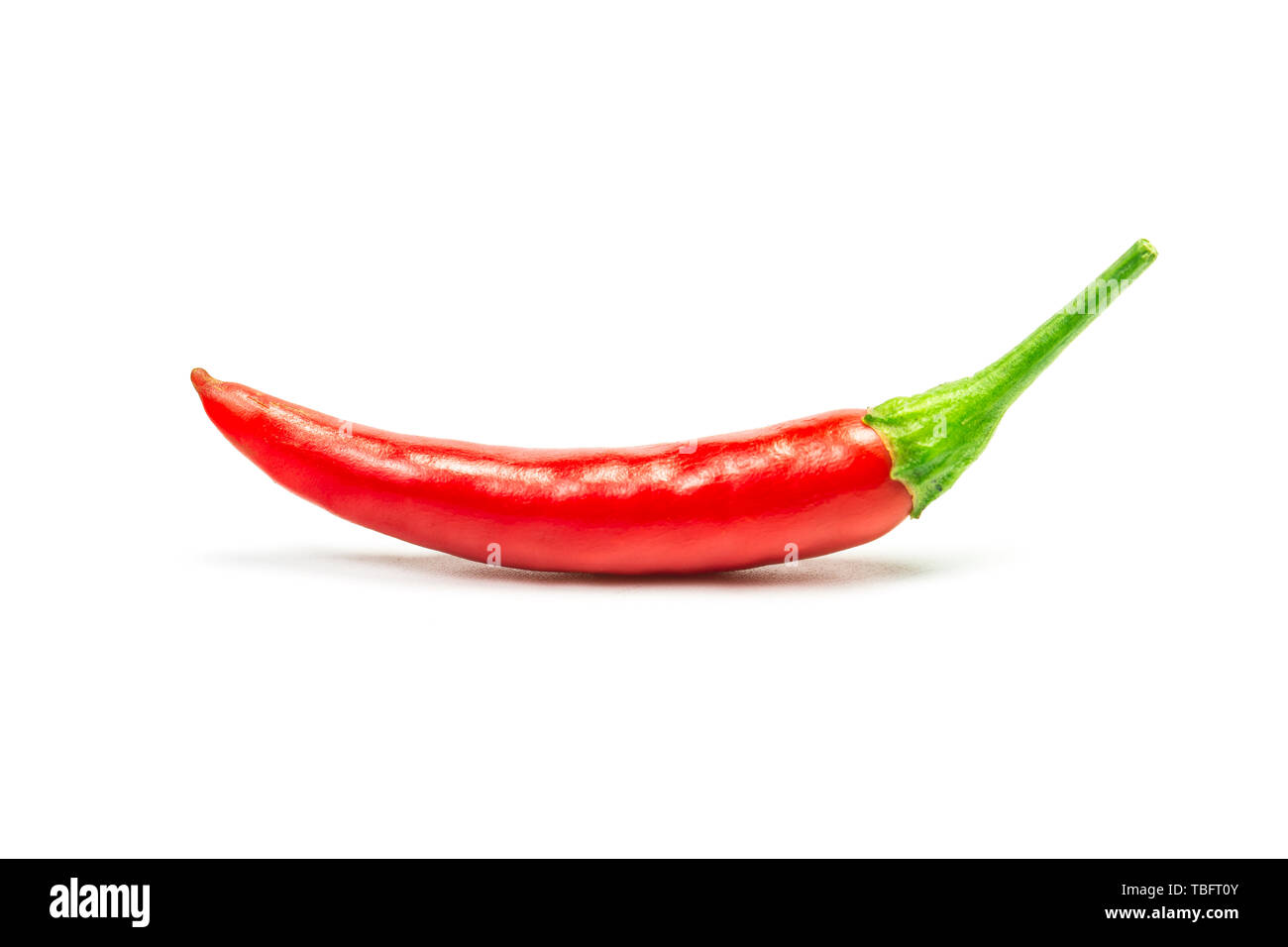 Peperoncino isolato Foto Stock