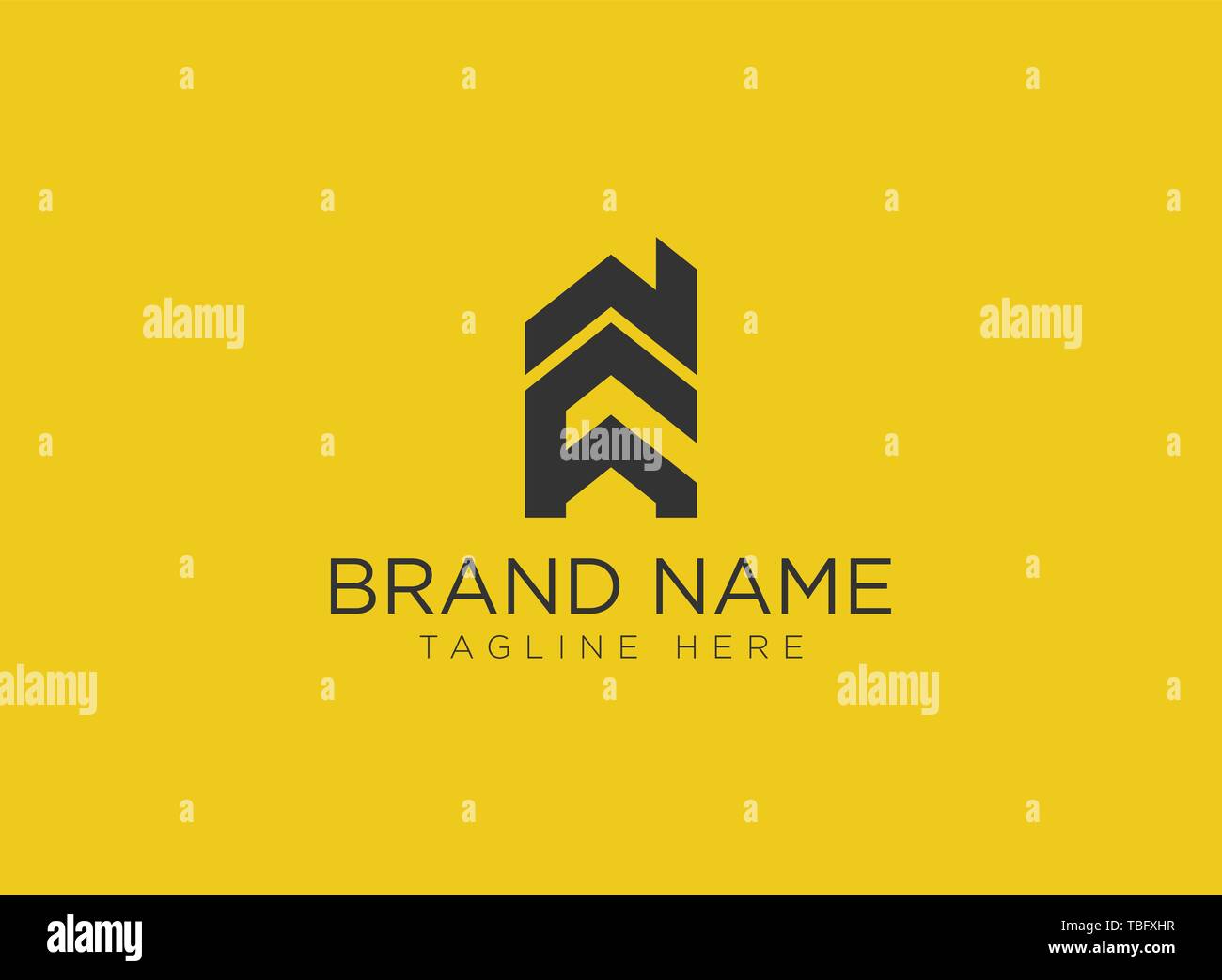 Lettera R Real Estate Logo Design - Immobiliare logo Illustrazione Vettoriale