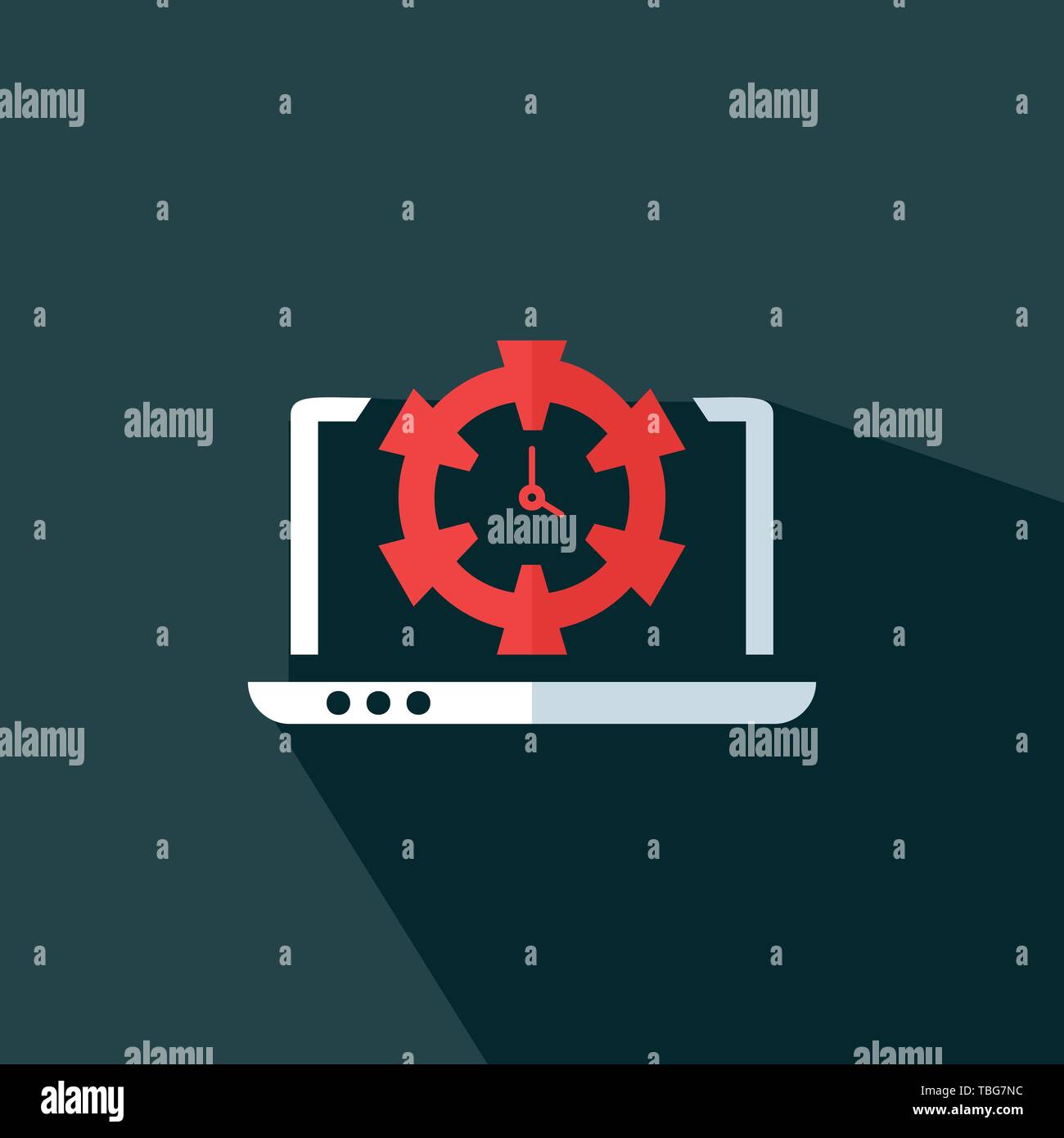 Icona di Ingegneria - Concetto di impostazione Illustrazione Vettoriale