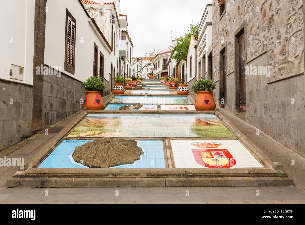 Firgas, Gran Canaria, Spagna Foto Stock