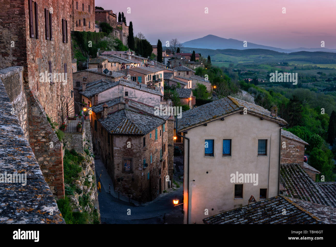 Villa Toscana Foto Stock