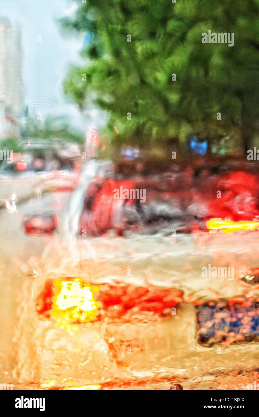 pioggia Foto Stock