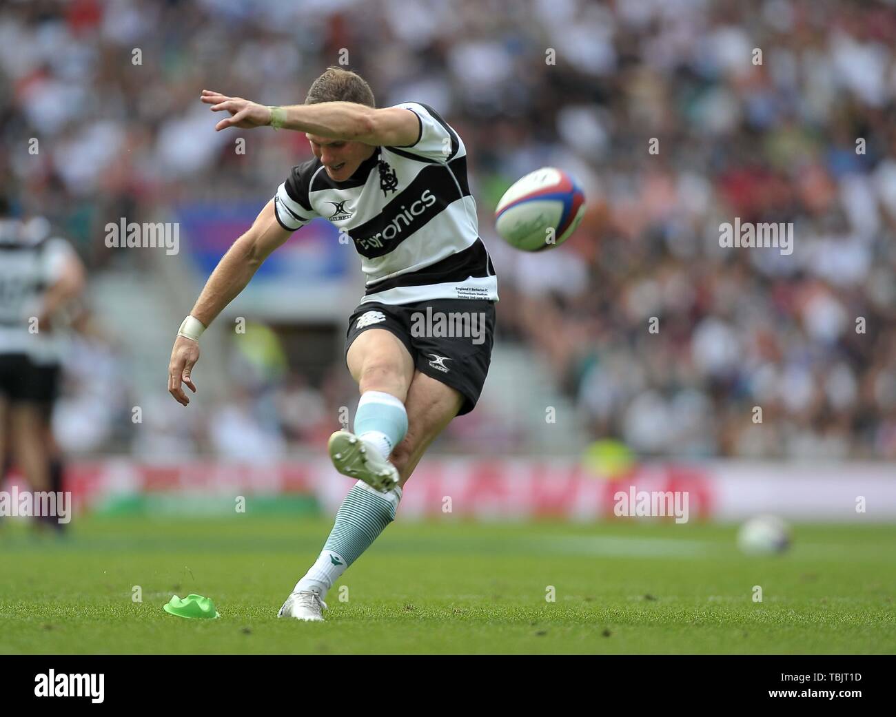 Stadio di Twickenham. Londra. Regno Unito. 2 Giugno 2019. Quilter Cup. Inghilterra XV v Babarians. Colin Slade (Babarians). 02/06/2019. Credito: Sport In immagini/Alamy Live News Foto Stock