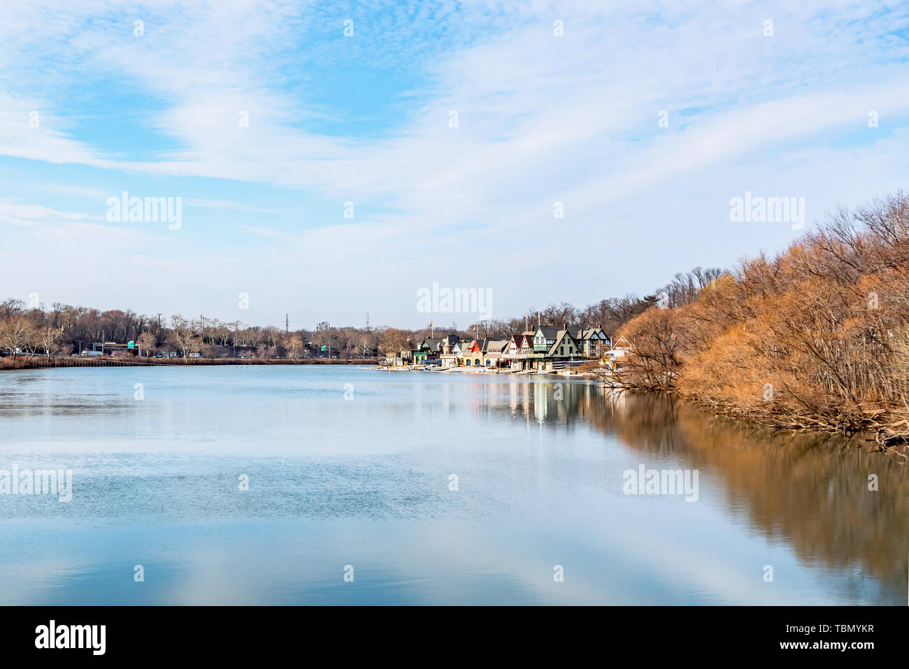 Philadelphia, Pennsylvania, Stati Uniti d'America - Dicembre 2018 - Bella Vista da Fairmount opere idriche giardino, Philadelphia Art Museum. Foto Stock