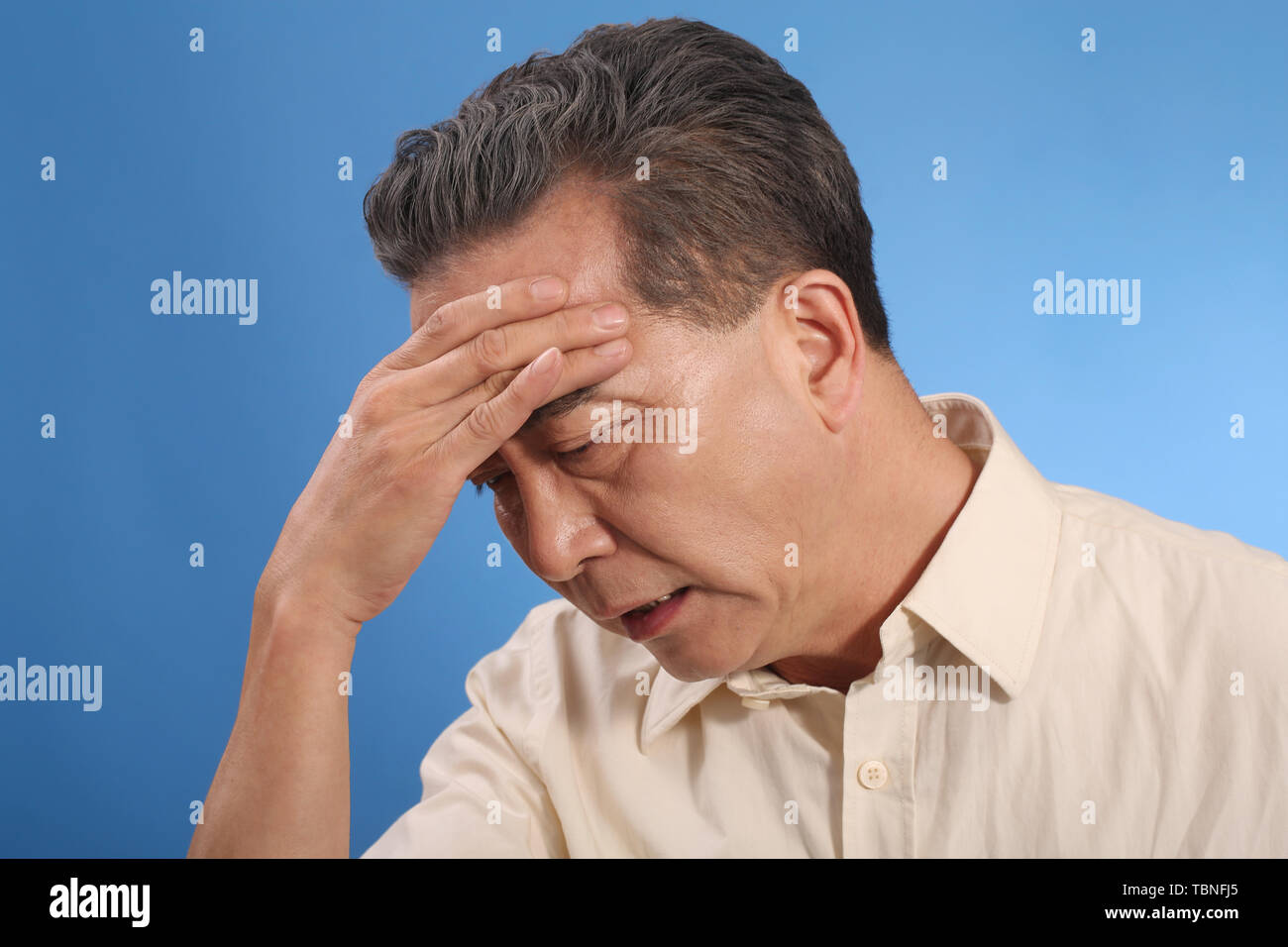 Tutti i tipi di disturbi degli anziani. Foto Stock