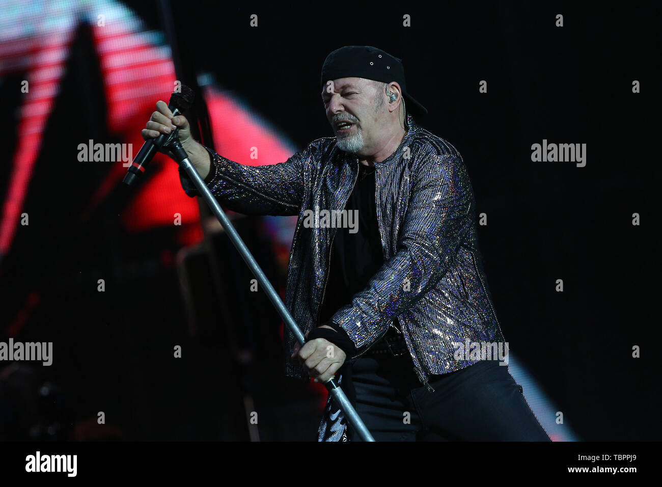 Milano, Italia. 02Giugno, 2019. concerto vasco rossi San Siro Milano # vascononstoplive19 Credit: Indipendente Agenzia fotografica/Alamy Live News Foto Stock