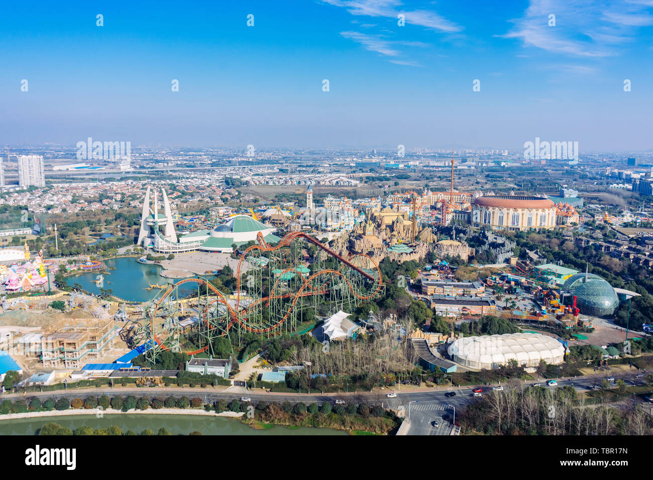Changzhou dinosauro Garden Foto Stock