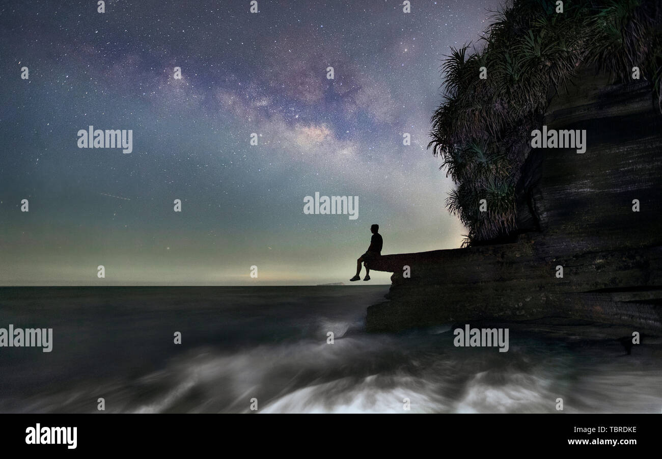 Isola astronomia Foto Stock