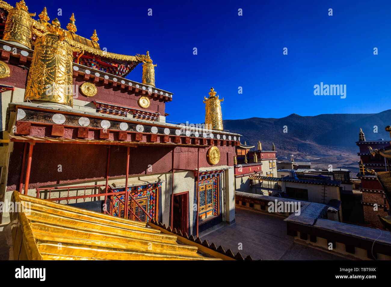 Shangri-La Tempio Songzanlin (piccolo palazzo del Potala) Foto Stock