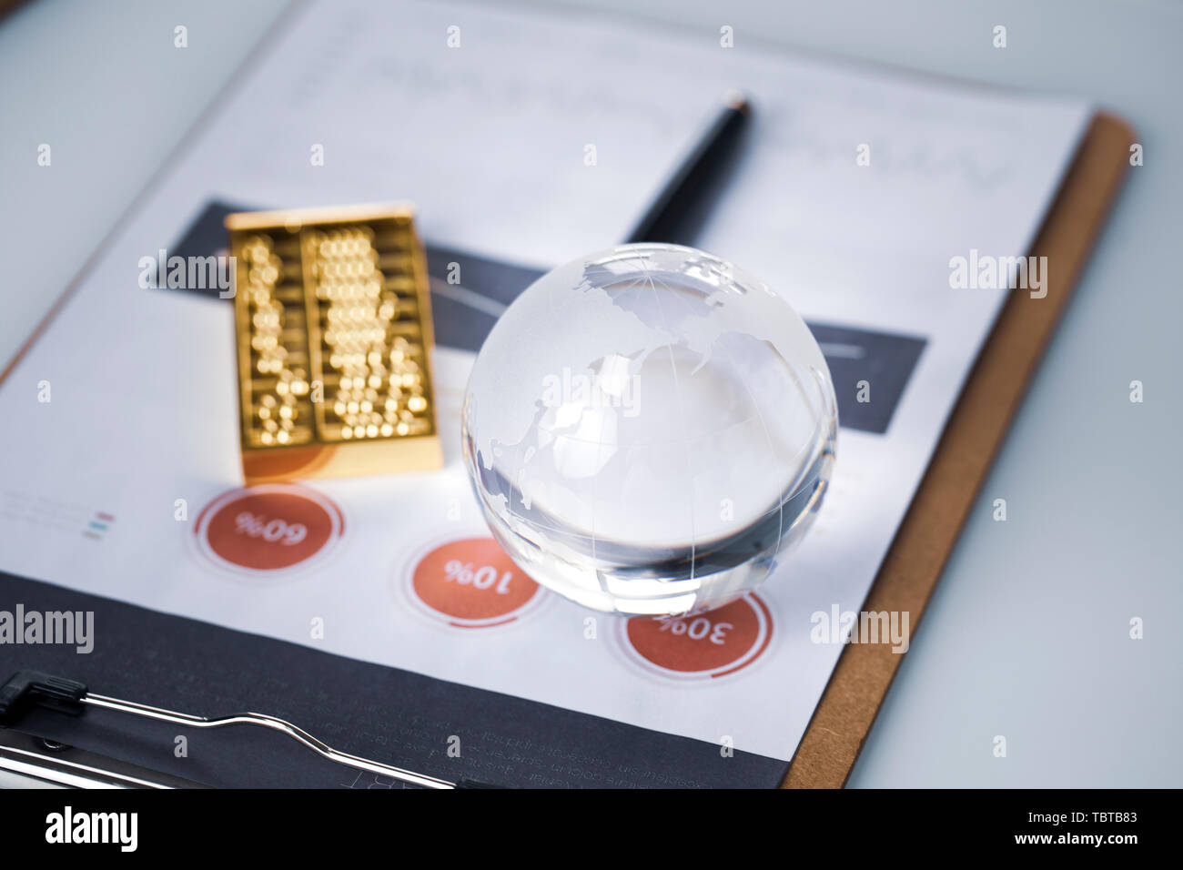 Gli investimenti finanziari Foto Stock
