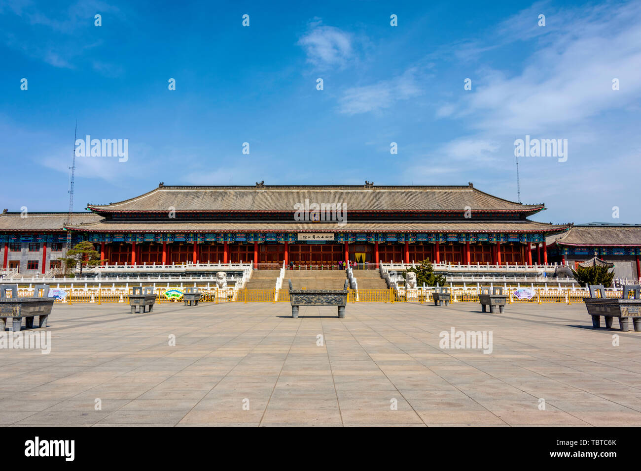 Qinhuangdao doganale di Montagna Grande parete meraviglia culturale giardino, nella provincia di Hebei Foto Stock