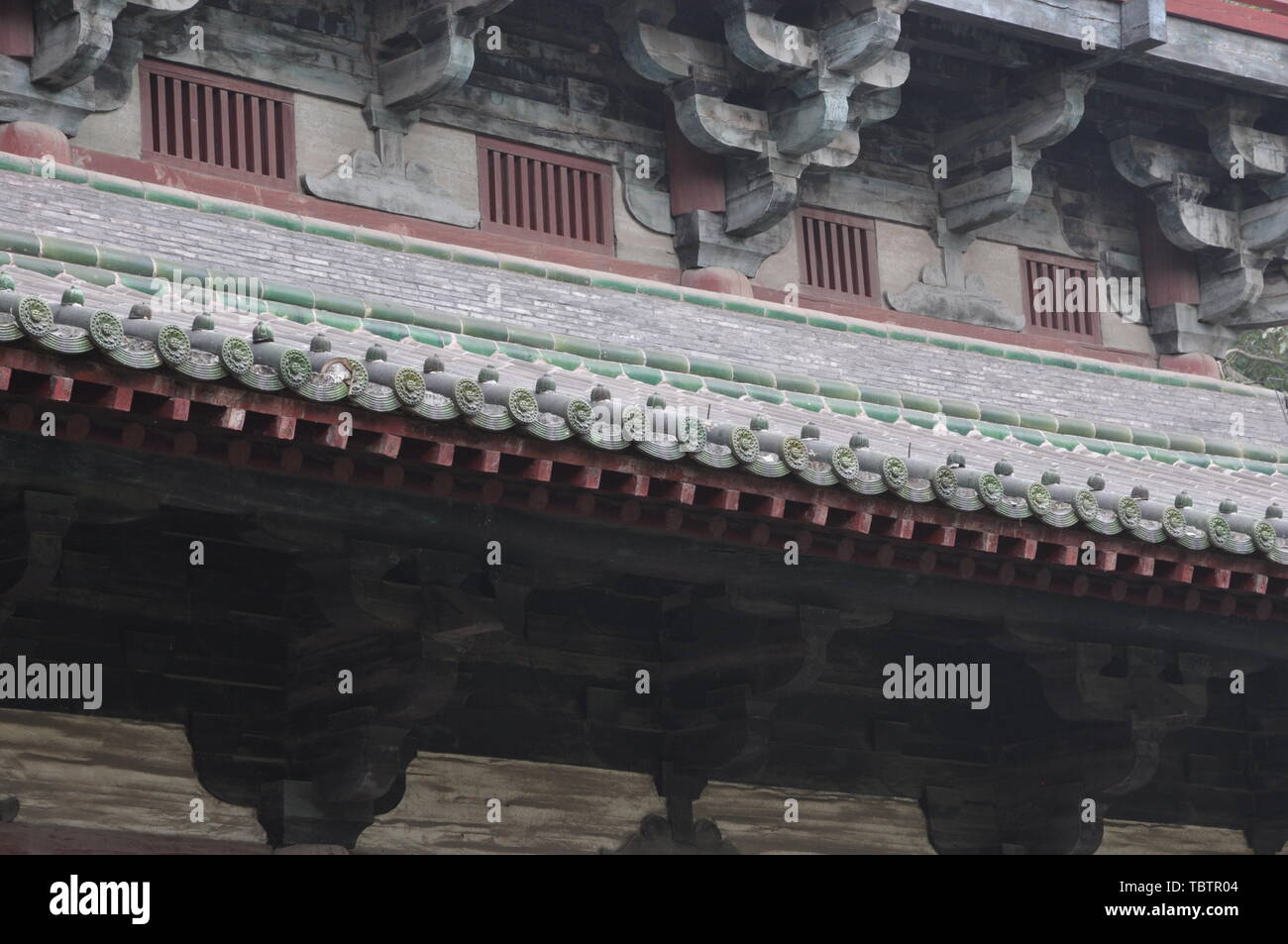 Tempio Longxing (Grande Tempio del Buddha) in Zhengding, Shijiazhuang, nella provincia di Hebei Foto Stock