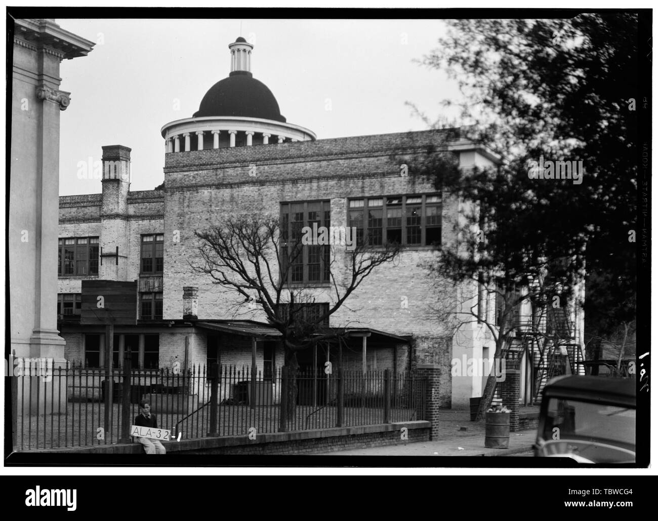 Historic American Buildings Survey E. W. Russell, fotografo, 21 febbraio 1935, INGRESSO PRINCIPALE Barton Academy, Government Street, Mobile, Mobile County, Alabama Foto Stock