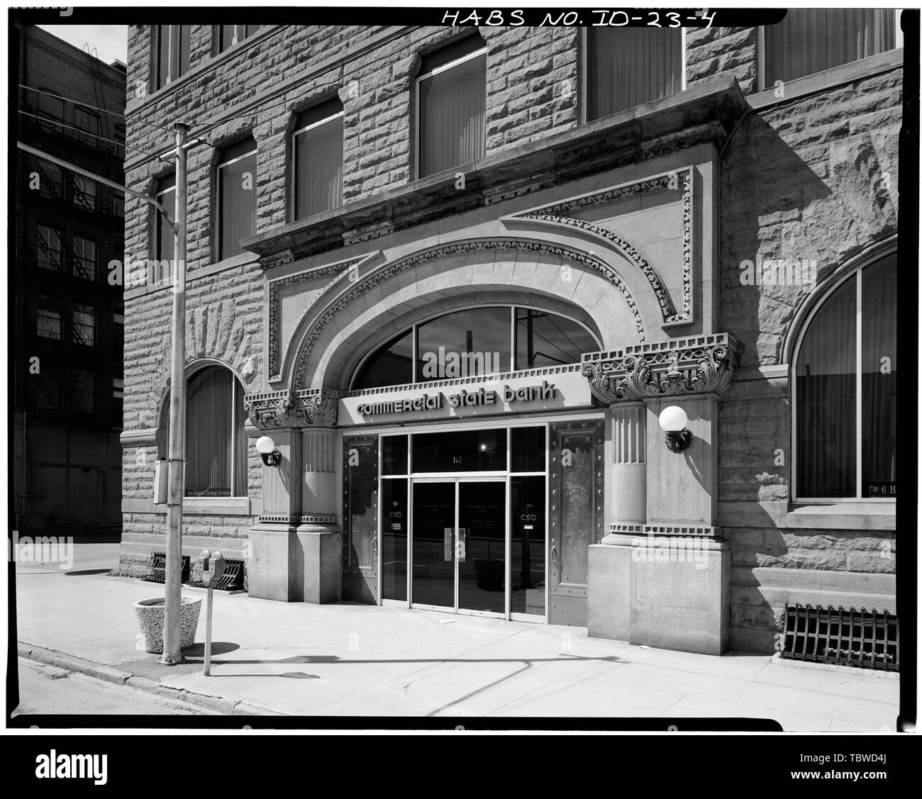 INGRESSO PRINCIPALE SU EASTSIDE (8th STREET) Boise City National Bank, 805 West Idaho Street, Boise, Ada County, ID Foto Stock