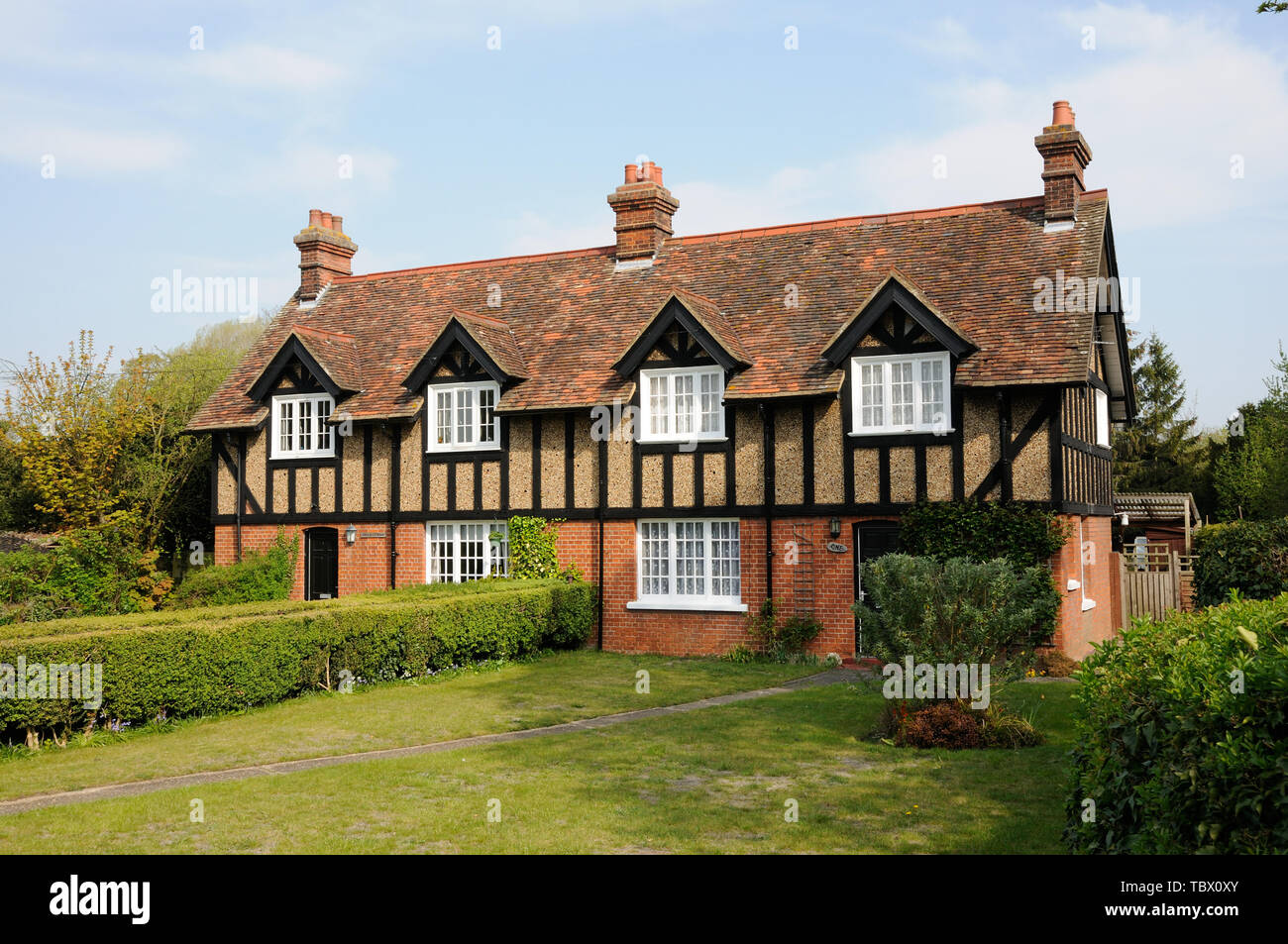 Cottage, Hexton, Hertfordshire Foto Stock
