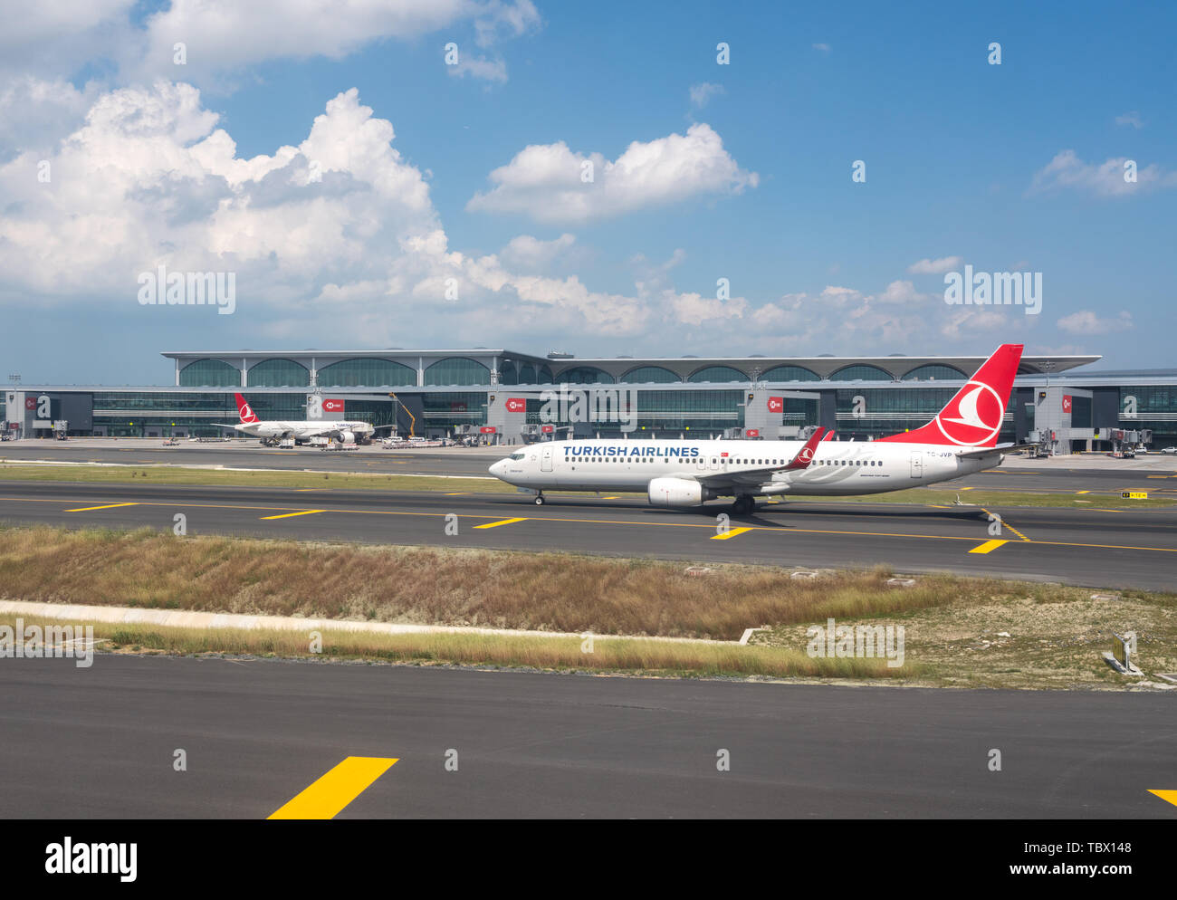 Il nuovo aeroporto di Istanbul in Turchia Foto Stock